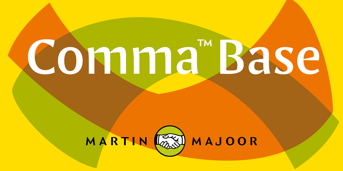Comma Base, a Sans Serif Font by Martin Majoor (Photo 1 of 9)