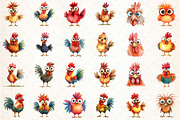 Quirky Funny Chicken Sublimation, an Illustration by DreamCafeArt (Thumbnail 3 of 3)