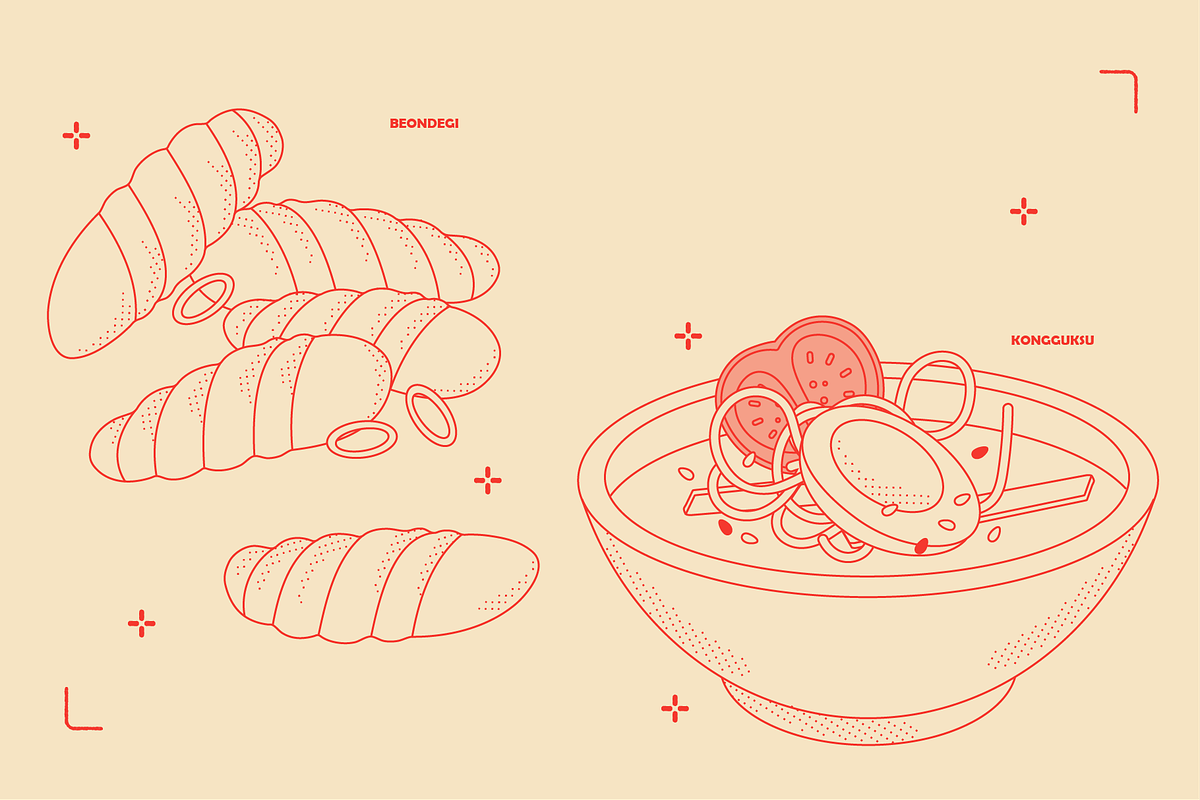 Korean Food Vector Illustrations, a Food Illustration by TheFoodAtlas (Photo 10 of 22)