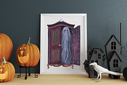 Vintage Halloween Clipart, an Illustration by MariaOrtegaDigitals (Thumbnail 7 of 7)