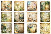 Whispers Forest Fairy Junk Journal, an Illustration by Wow Magic (Thumbnail 2 of 2)
