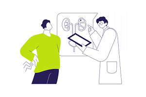 Pyelonephritis abstract concept, a Healthcare Illustration by Visual Generation