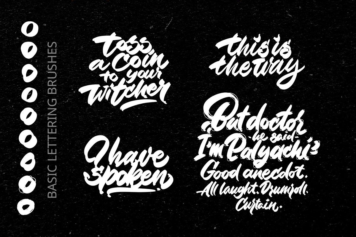 RA Bundle for Lettering. Procreate, a Brush Add-On by Diacritics (Photo 2 of 10)