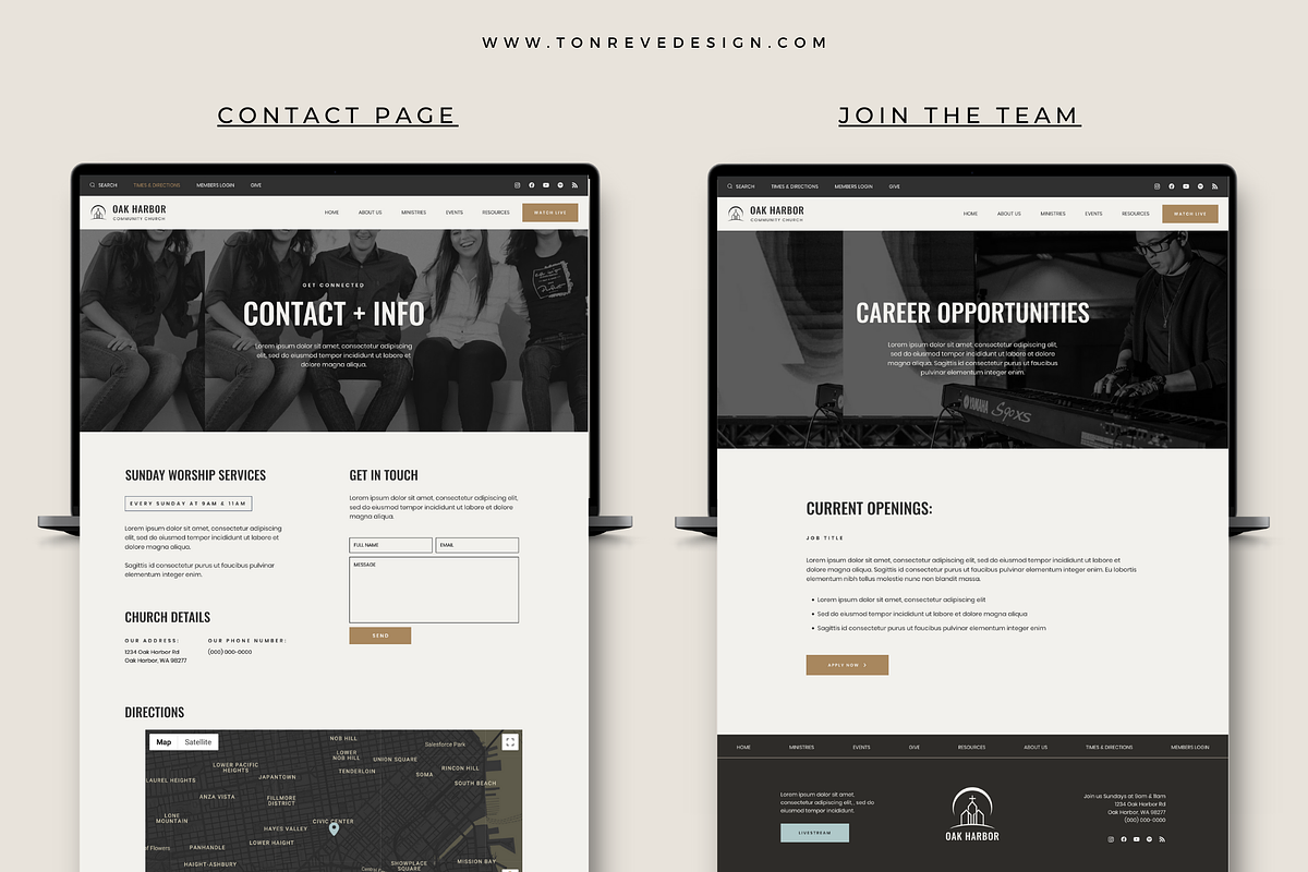Church Ministry Wix Website Template, a Wix Template by Ton Rêve Design Studio (Photo 7 of 10)
