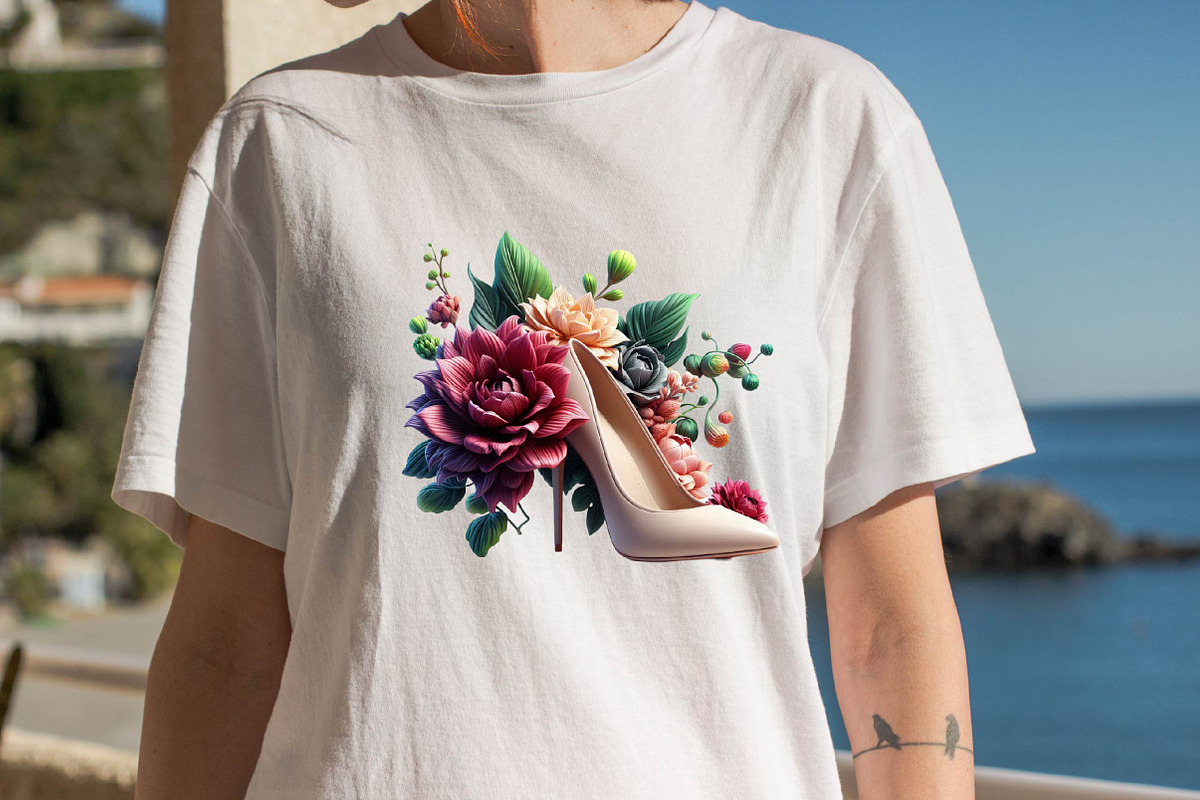 Flower with High Heels  Sublimation, an Illustration by SVGArt (Photo 3 of 7)