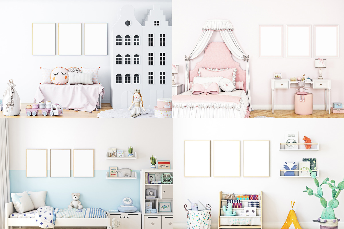 Frame Mockup Kids Bundle - 34, a Print Template by Mockup Shop (Photo 4 of 6)