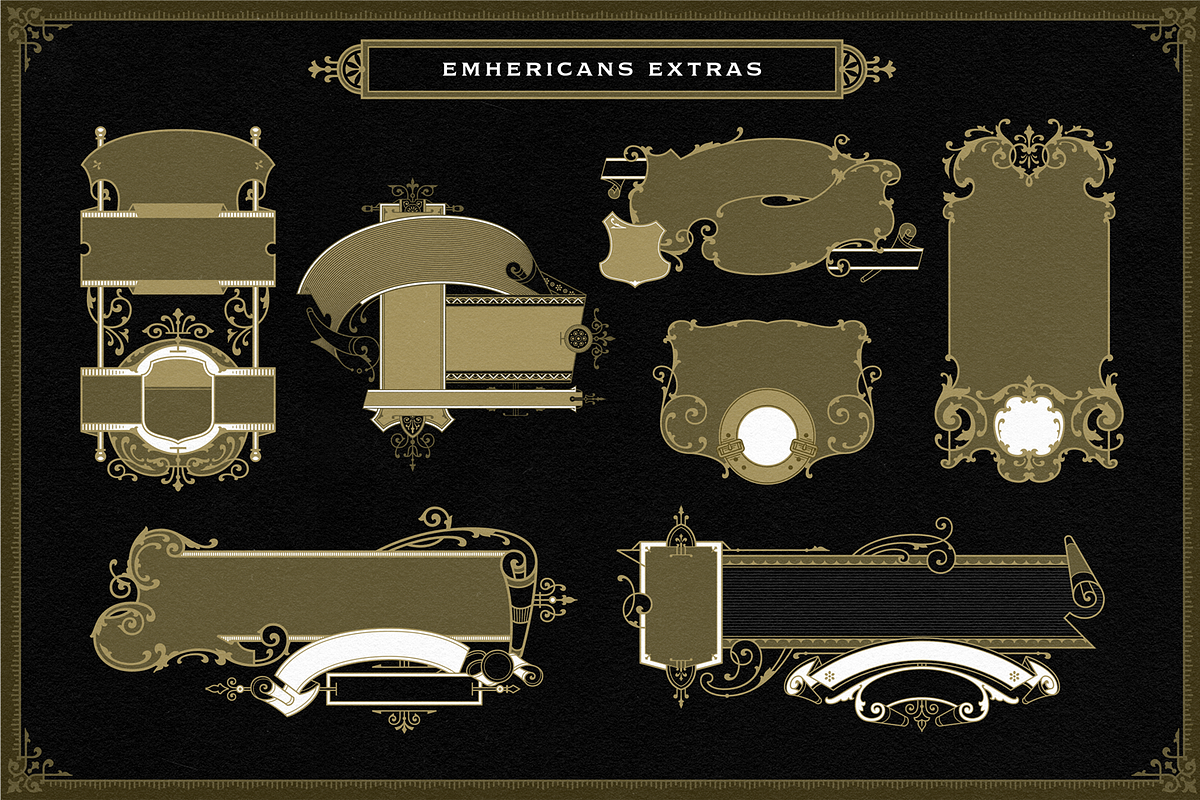 NS Emhericans + Extras, a Serif Font by Novisouldado (Photo 14 of 14)
