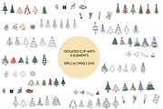 Winter Lollidays Doodle Patterns, a Pattern Graphic by maaariabouvier (Thumbnail 2 of 19)