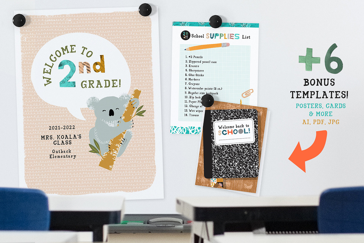 60% OFF - Back to School Bundle, a Pattern Graphic by Anugraha Design (Photo 6 of 30)