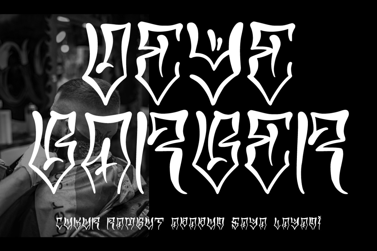 Teenage Riot, a Blackletter Font by TeenageFoundry (Photo 7 of 10)