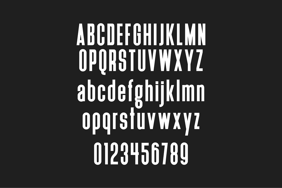 Urenium Poster Typeface, a Font by Design Stag (Photo 3 of 6)