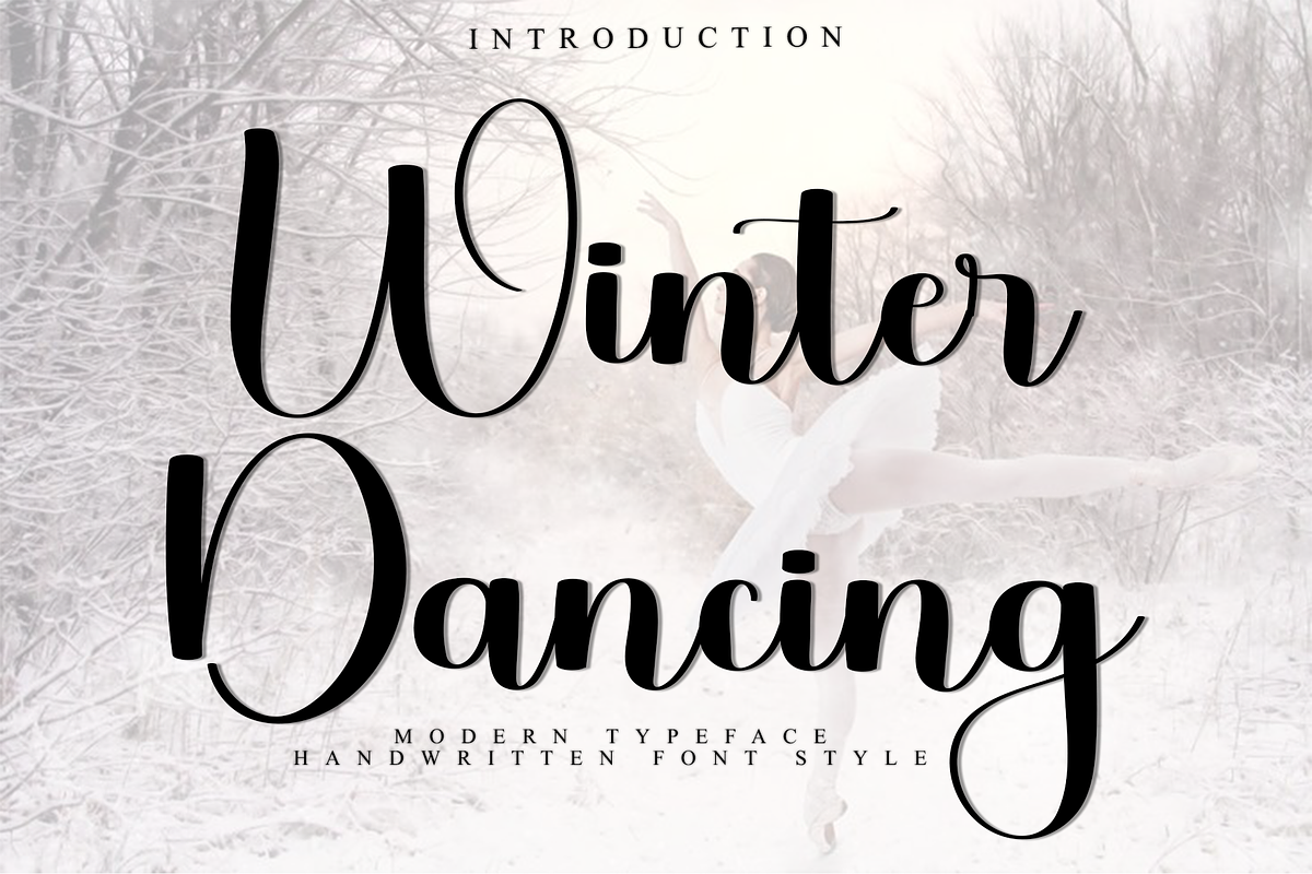 Winter Dancing, a Handwritten Font by FreshTypeINK (Photo 1 of 8)