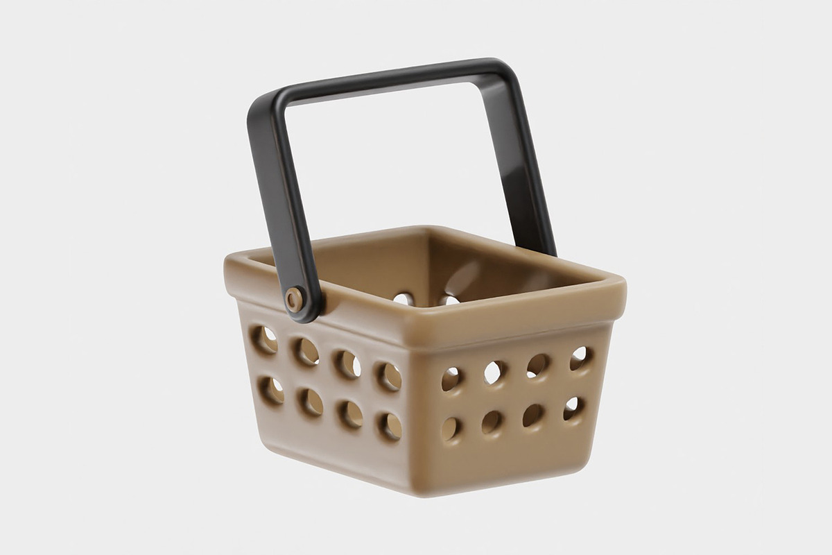 Shopping Basket 01, an Object 3D Model by fahad121 (Photo 7 of 7)