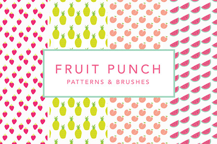 Fruit Punch Patterns & Brushes