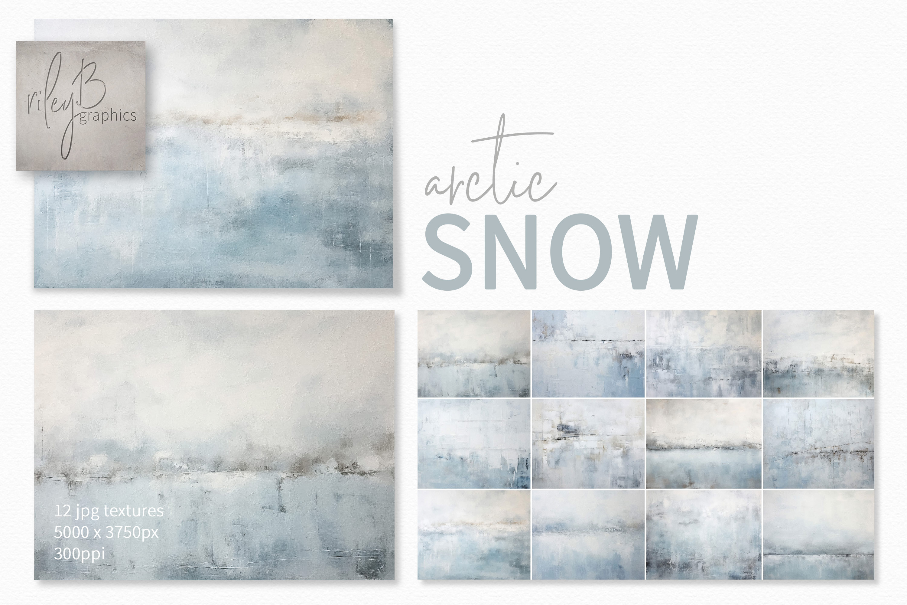 Arctic Snow Textures | Creative Market