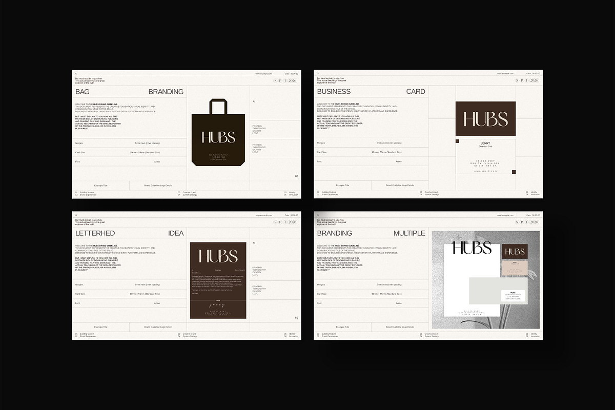HUBS Brand Guideline, a Presentation Template by SparkPro (Photo 11 of 12)