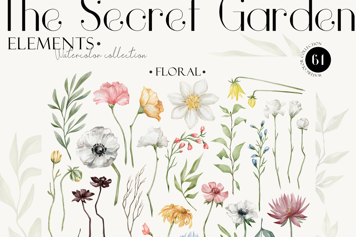 Watercolor Flowers & Antique vases, an Illustration by Kreker Kate (Photo 10 of 11)