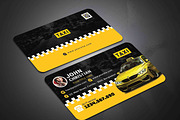 Taxi Cab Business Card, a Brochure Template by GreenPixi (Thumbnail 2 of 3)