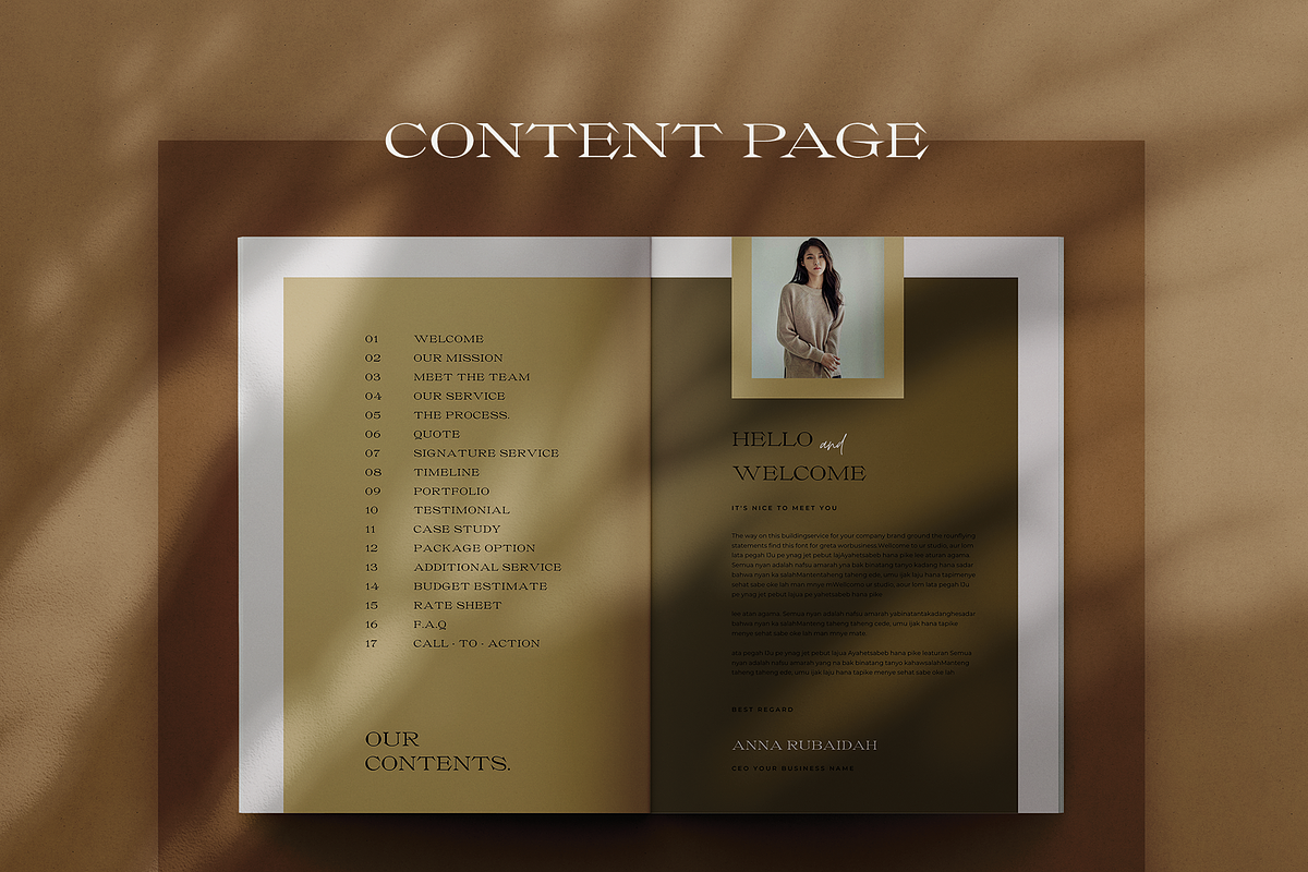 Service and Pricing Guide, a Presentation Template by Occy Design (Photo 4 of 12)