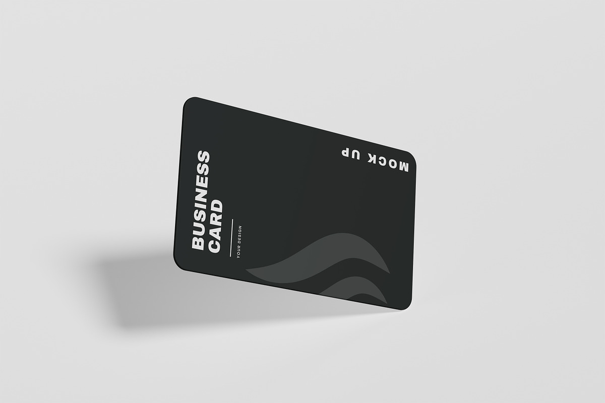 business card mockup, a Business Card Template by kebunmockup (Photo 3 of 5)