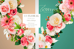 Everlasting Floral Clip Art