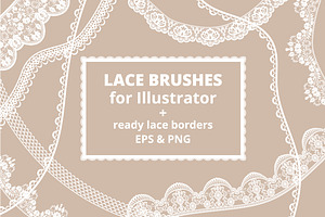 Lace Brushes For Illustrator