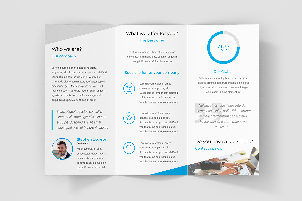 Trifold Business Brochure Template, a Brochure Template by artbart (Photo 4 of 10)