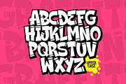 Broken Graffiti, a Blackletter Font by Rvq Type Foundry (Thumbnail 3 of 6)