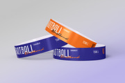 Football Match Wristband Template, a Stationery Template by DesignCrest (Thumbnail 5 of 8)