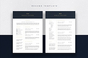 3 Pages Elegant Resume/CV Template M, a Resume Template by Showy68 Template (Thumbnail 4 of 5)