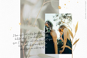 Gold leaf watercolor alphabet art, an Illustration by Angele Kamp (Thumbnail 5 of 12)