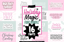 HOLIDAY MAGIC Christmas Font Bundle