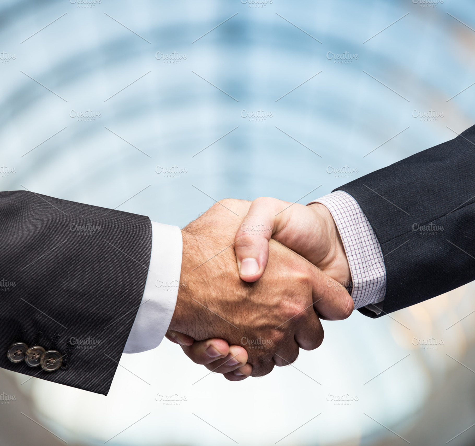 Handshake closeup shot of hands stock photo containing handshake and client, a Business Photo by Volff