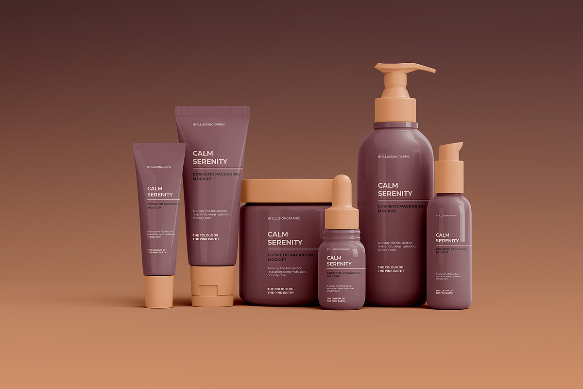 Cosmetic Packaging / Branding Mockup, a Packaging Mockup by Illusiongraphic (Photo 5 of 21)