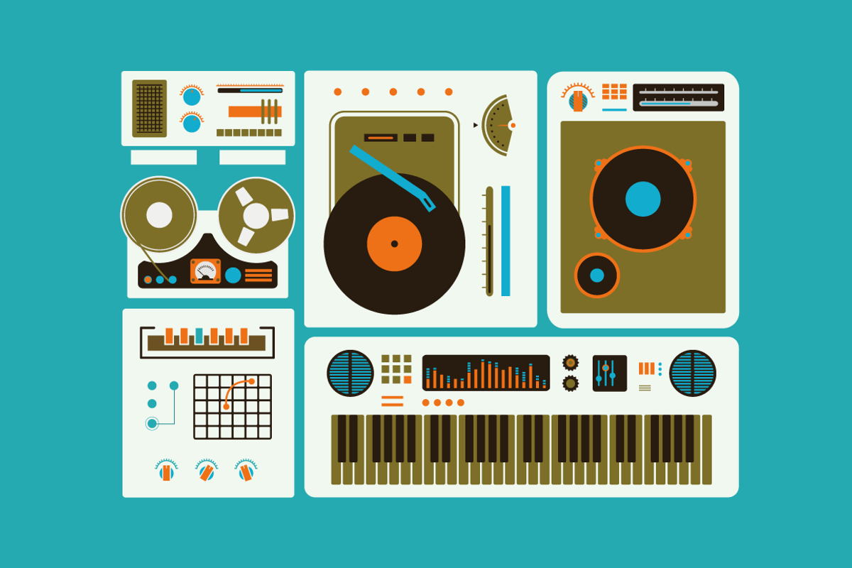 Recordings, an Illustration by Steph & Stuff (Photo 2 of 3)