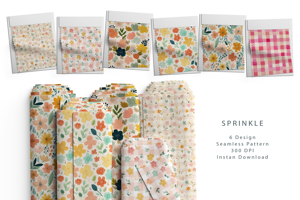 6 Seamless Pattern: Sprinkle, a Pattern Graphic by StudioCitra (Photo 1 of 10)