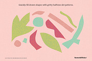 Halftone Texture Brushes for PS, a Brush Add-On by Komet & Flicker (Thumbnail 2 of 10)