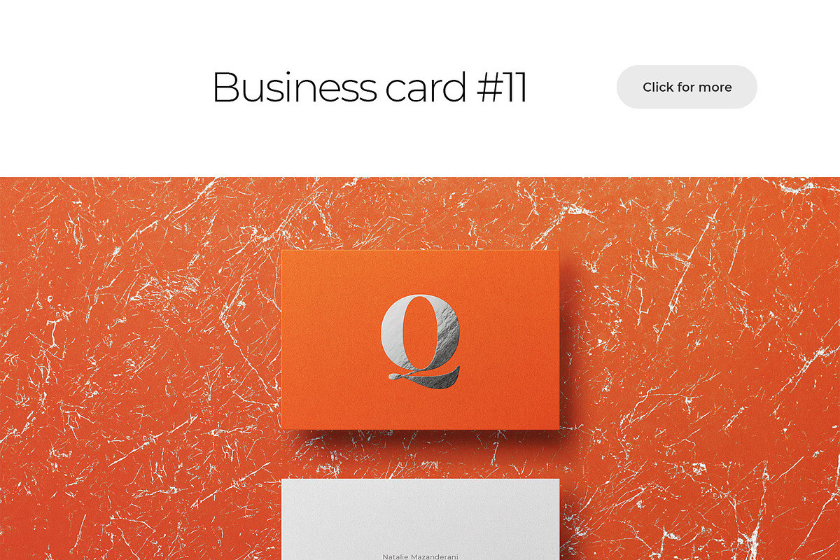Business Card Mockup Template Bundle, a Business Card Template by PrintPixel (Photo 94 of 104)