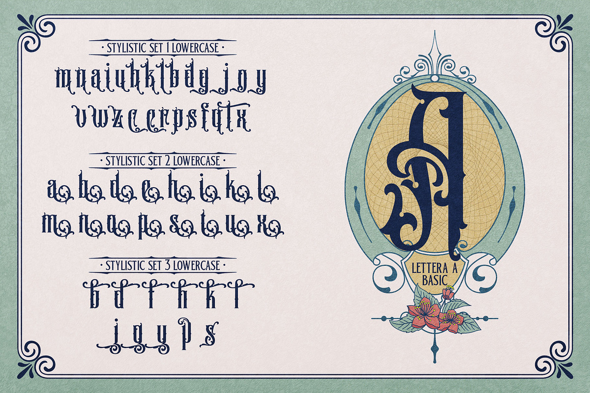 Soft Mouth Victorian Typeface, a Blackletter Font by alit design (Photo 18 of 24)