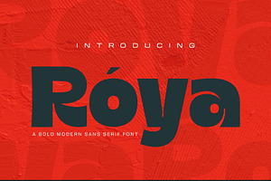 Roya - Bold Font