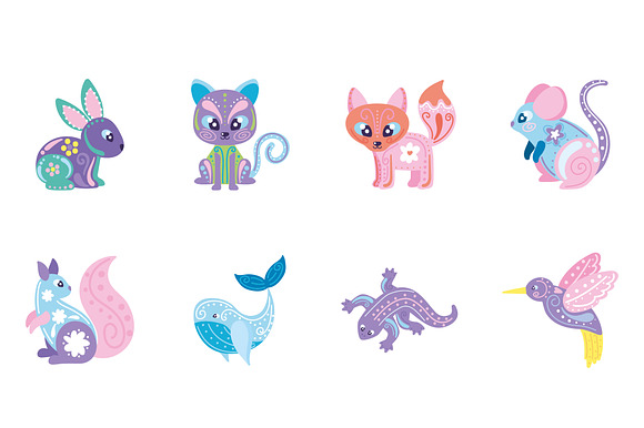 Mexican Alebrijes Illustration Set preview 2