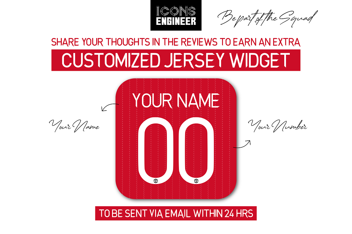 Man United Theme Pack | Home Kit, an Icon by IconsEngineer (Photo 10 of 11)