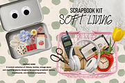 Soft Living Scrapbook Kit PNG, an Object Graphic by DreamoraArt (Thumbnail 5 of 9)