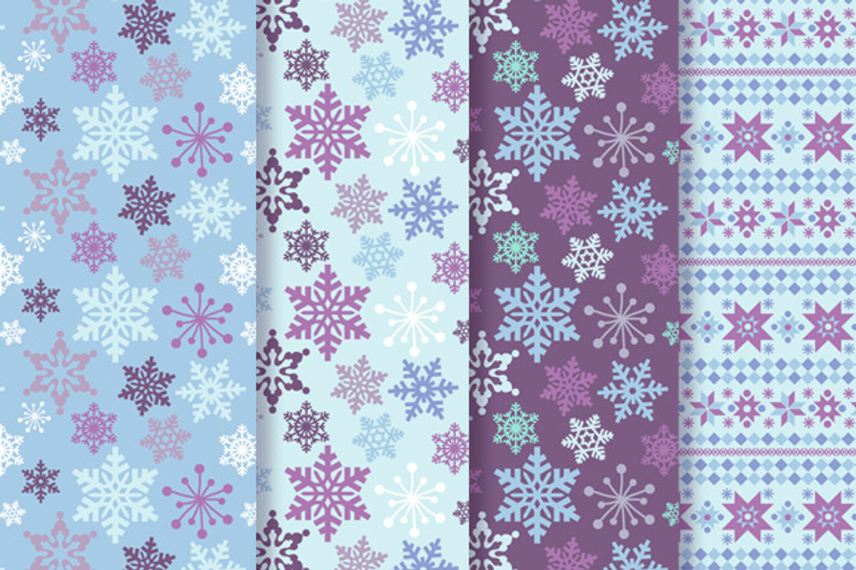 Winter papers pack, a Pattern Graphic by CLIPART GARDEN (Photo 3 of 5)