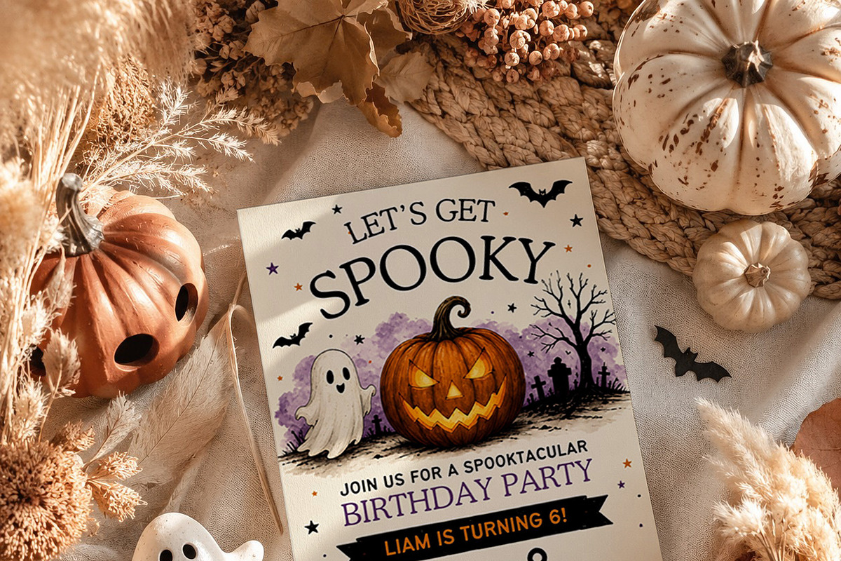 Halloween Birthday Invitation, an Invitation Template by Arslan (Photo 5 of 5)