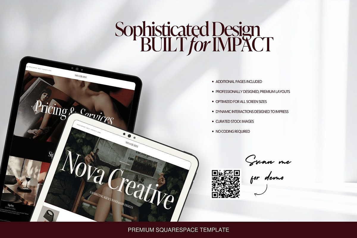 Squarespace Agency Website Template, a Squarespace Template by Presentibox (Photo 8 of 14)