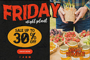 NIGHT RUMBLE - Strong Textured Typef, a Font by Gassstype (Thumbnail 2 of 8)