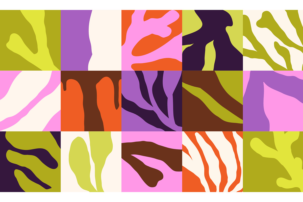 Abstract organic grid backgrounds, a Decorative Illustration by Good Studio (Photo 2 of 7)