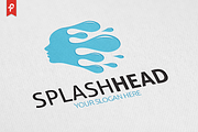 Splash Head Logo, a Branding & Logo Template by ft.studio (Thumbnail 1 of 4)