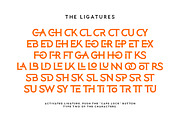 Planet Gamers - Ligature Logo Serif, a Serif Font by Sarid Ezra (Thumbnail 3 of 7)